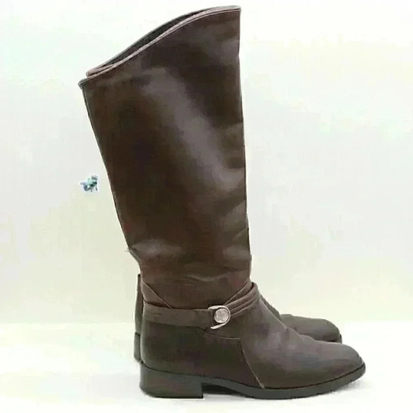 Santana Canada Women's Brown Leather Riding Boots Size US 9 - Picture 7 of 11